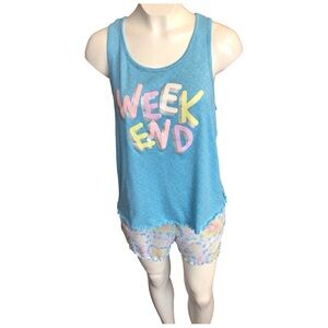 Blue Weekend Pajama Set